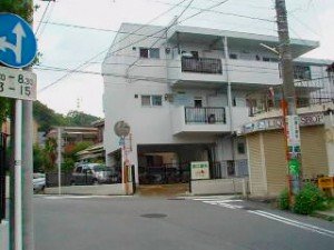 藤江眼科医院手前の看板